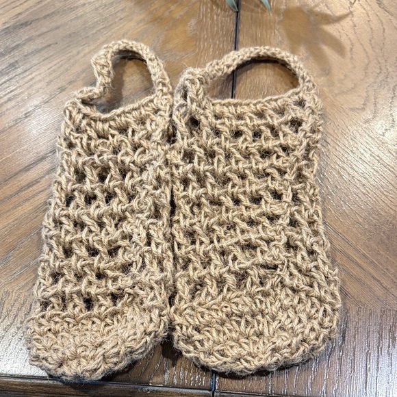 Other - Handmade Crochet Saks - Tan
